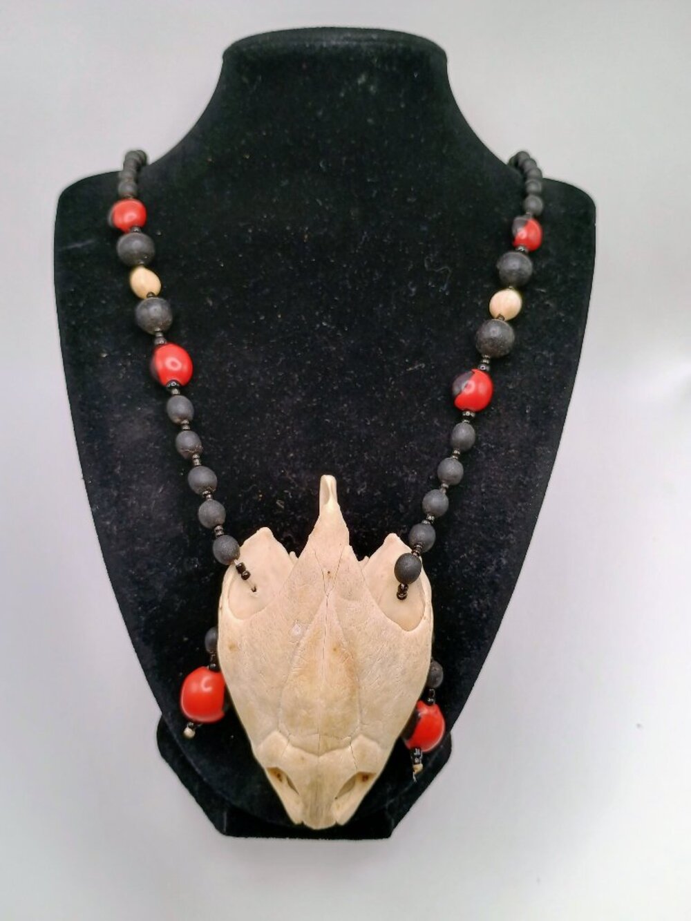 Handmade Sacred Amazonian Huayruro Seed Necklace